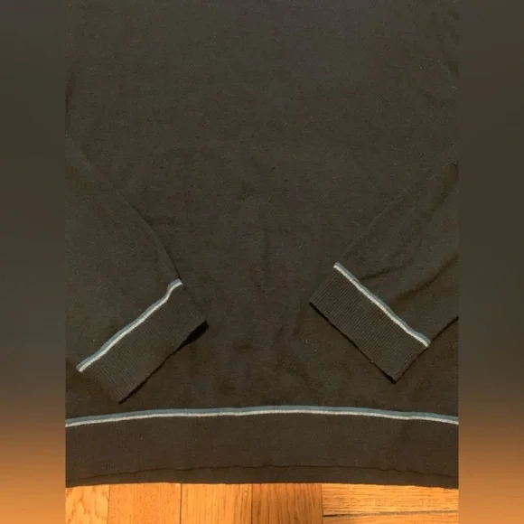 Ted Baker London EXARNO Black Wool Cashmere Blend Roll Neck Sweater - Picture 7 of 16